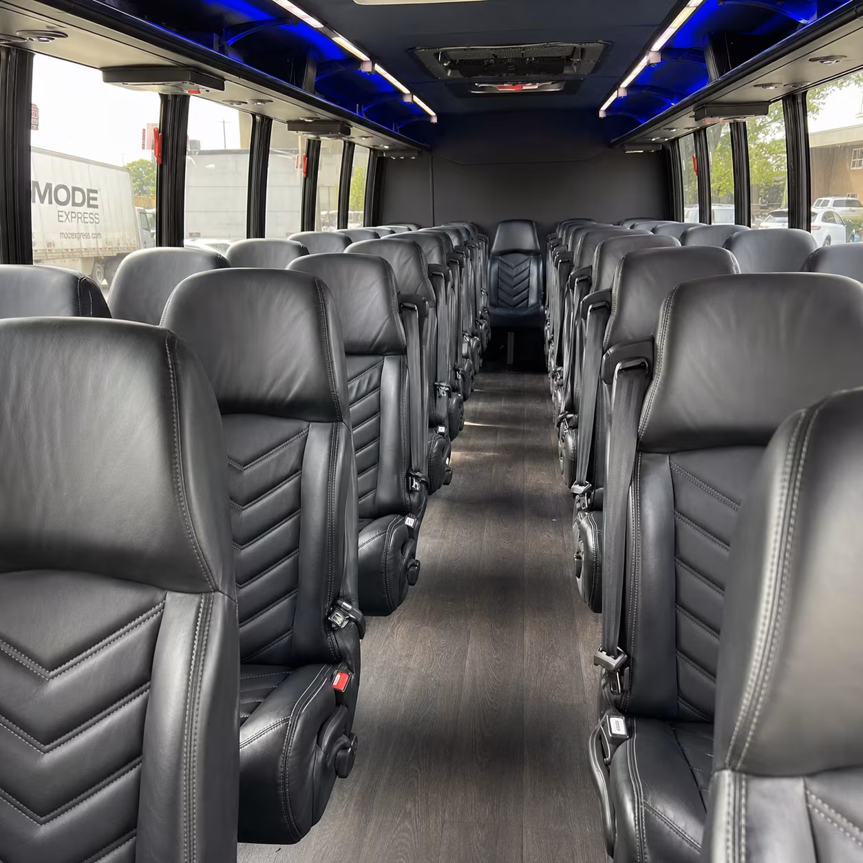 can i book a one way a round trip or a multi day package for a bus rental in shawnee