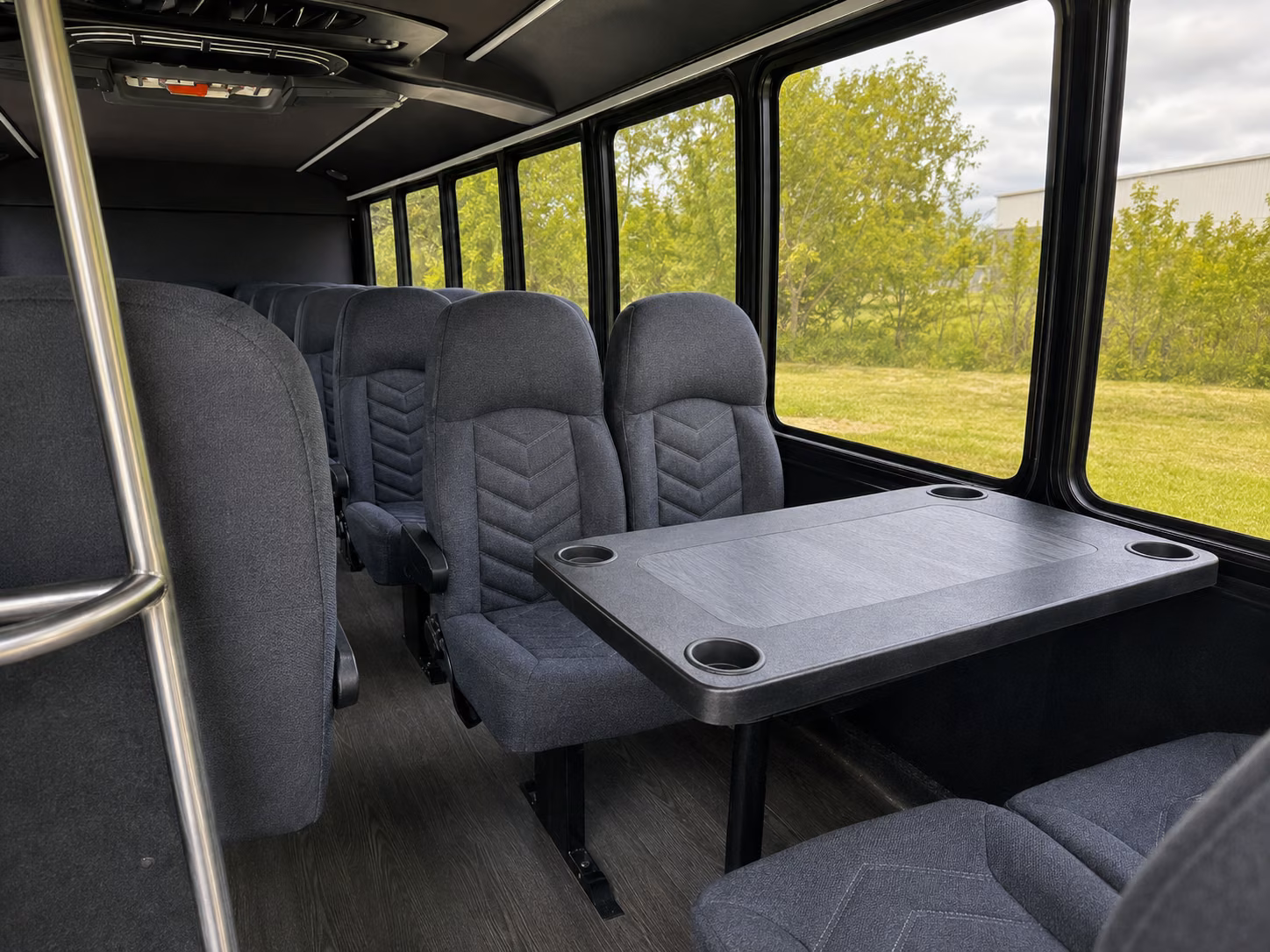 shawnee 18 passenger minibus interior