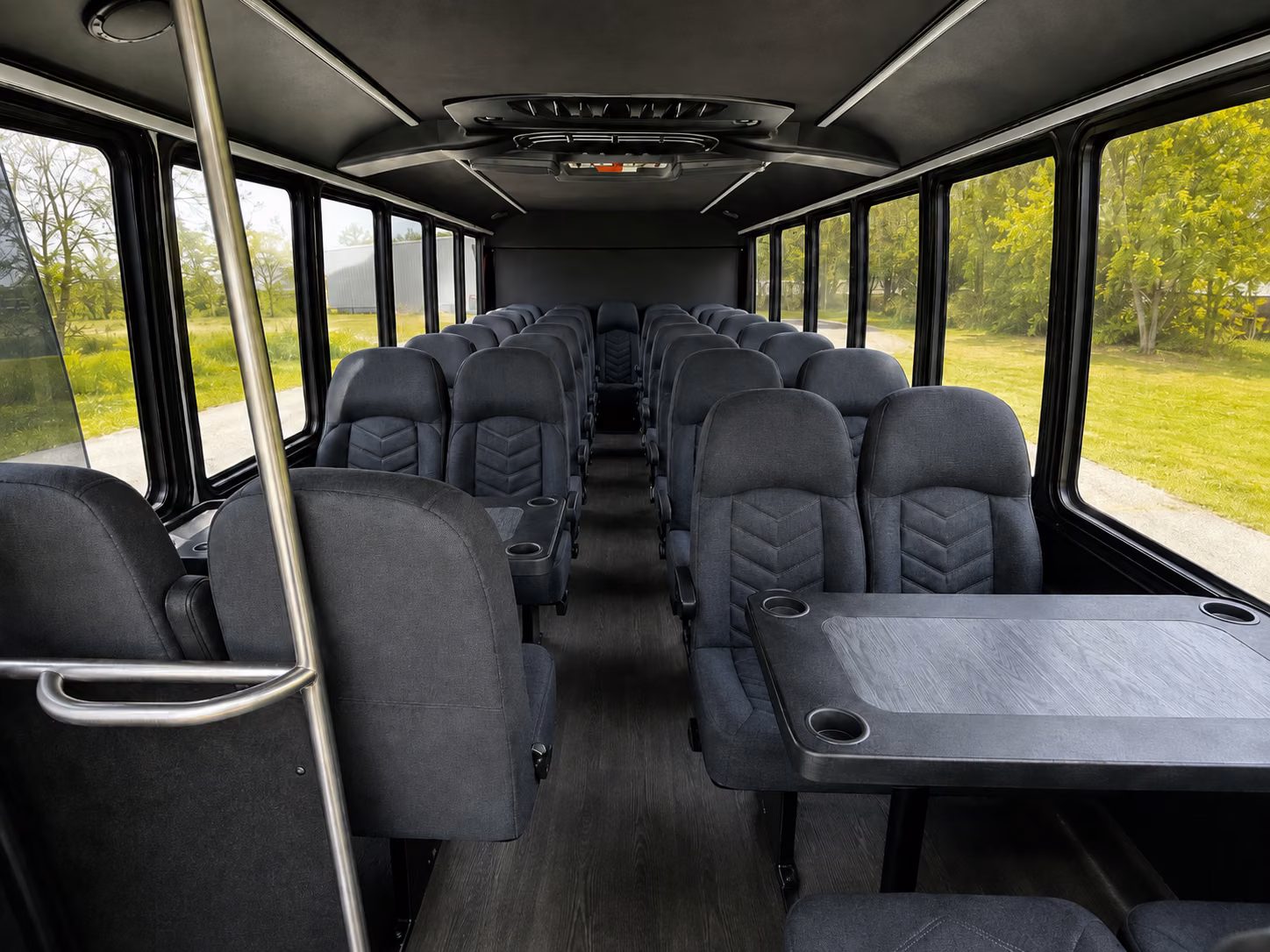 shawnee 20 passenger minibus inside