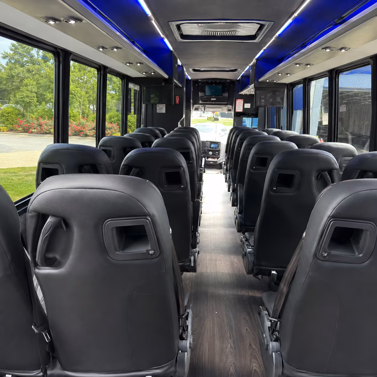 shawnee 30 passenger minibus inside