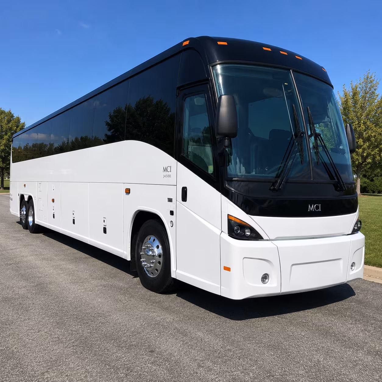 shawnee 56 passenger charter bus