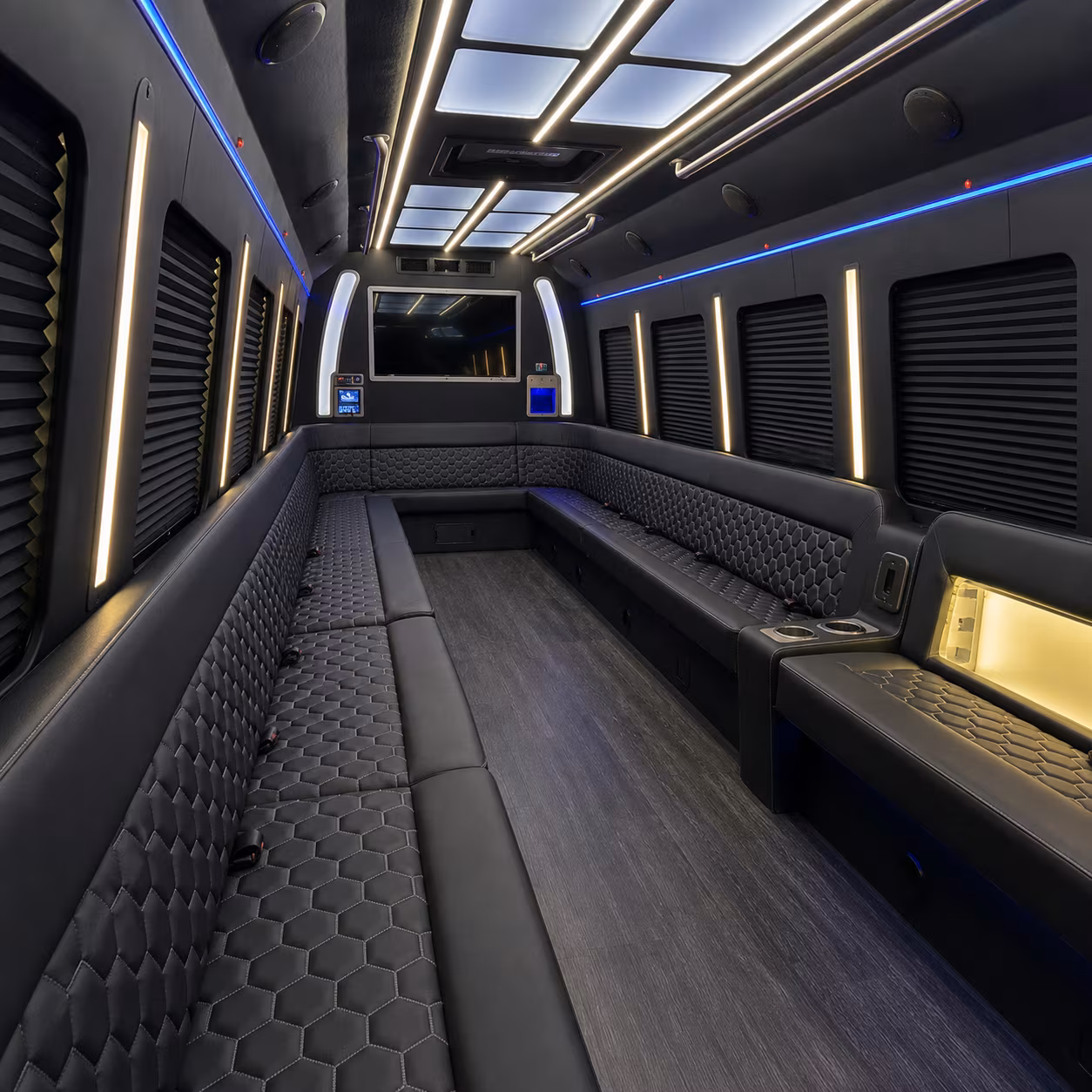 shawnee party bus interior