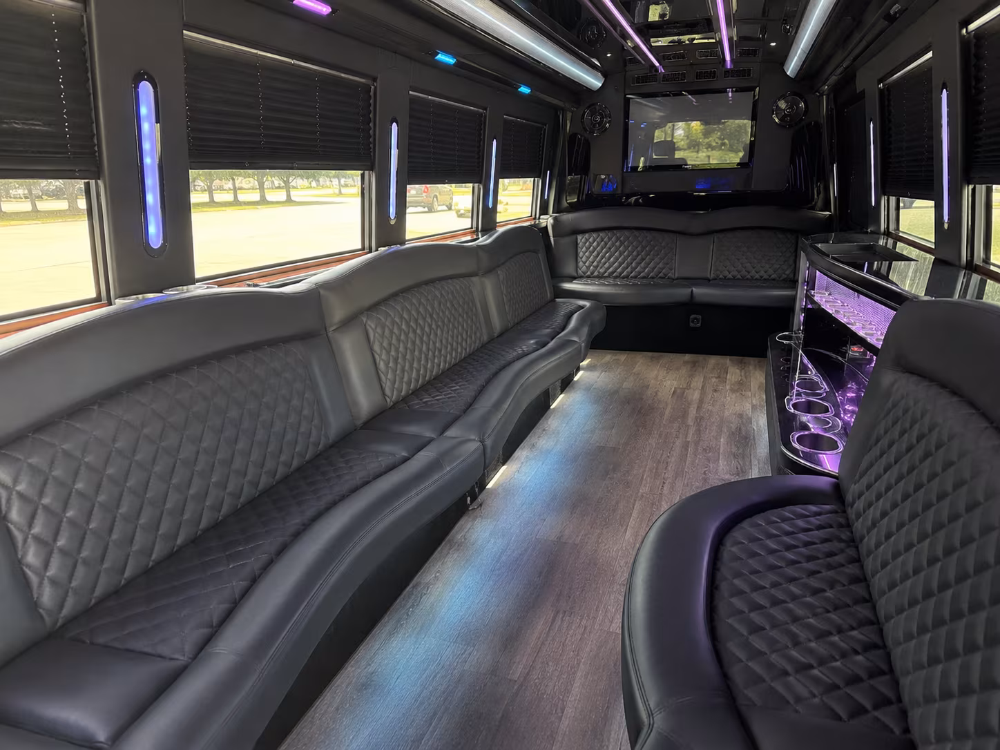 shawnee wedding party bus rental