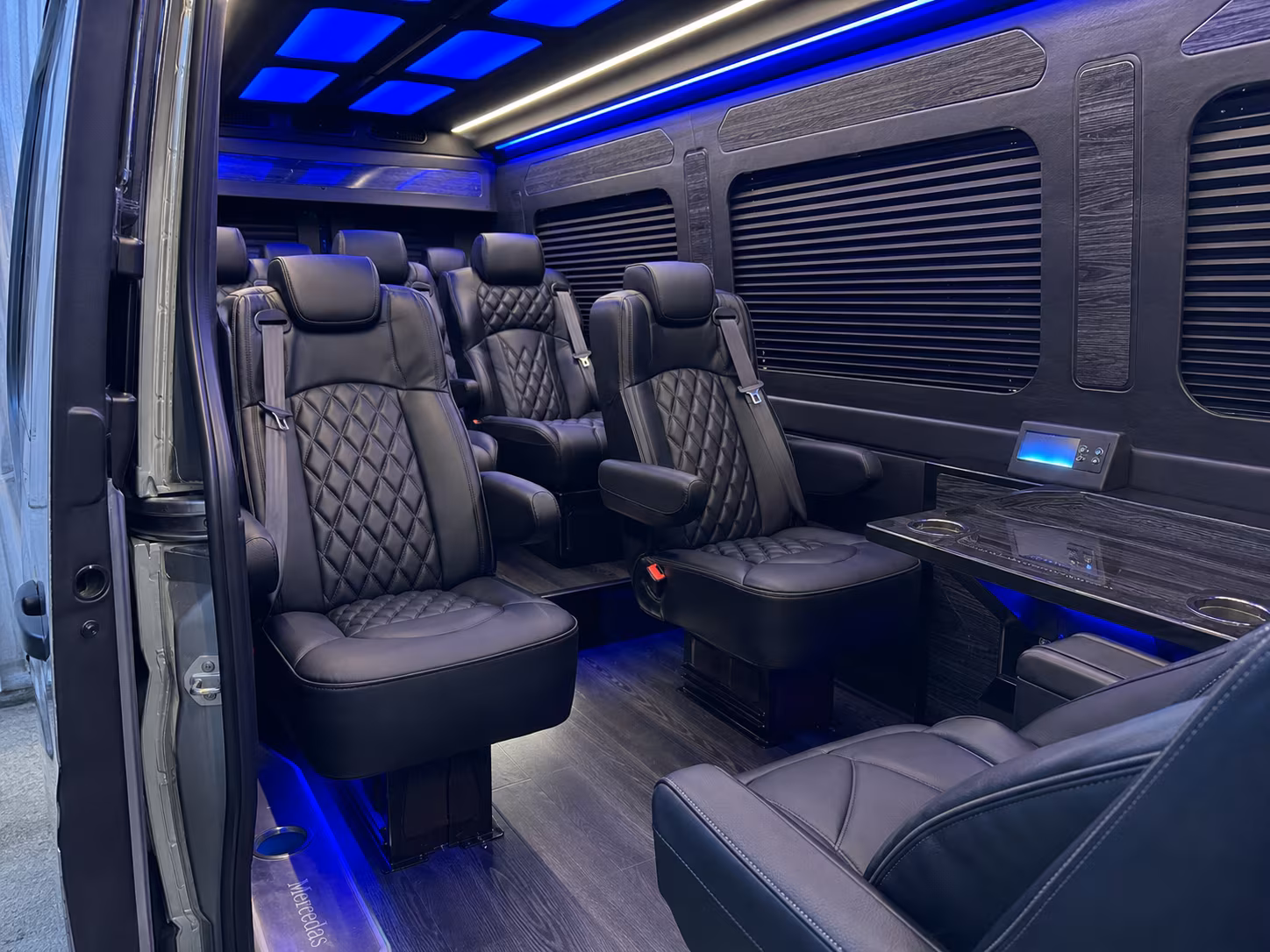 sprinter van transportation for groups and events across shawnee